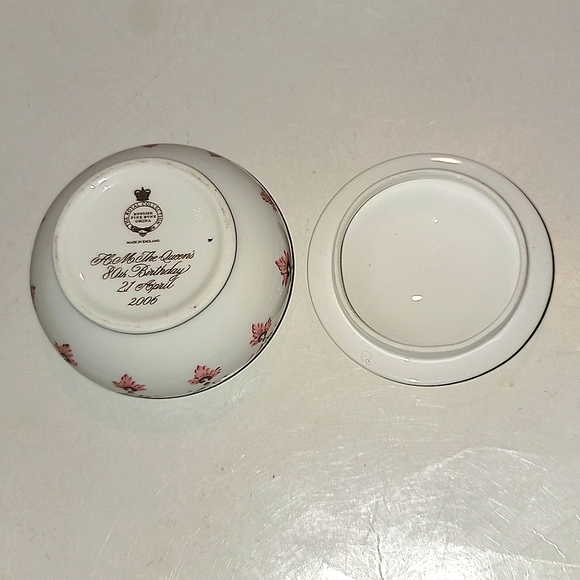 ROYAL COLLECTION QUEEN ELIZABETH II 80th BIRTHDAY 21st APRIL 2006 TRINKET BOX. - Picture 7 of 8